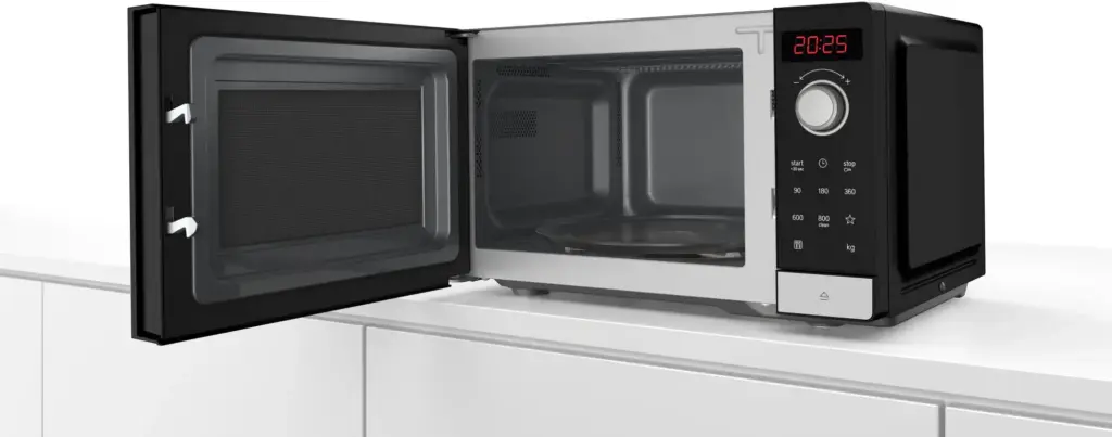 Bosch freistehende Mikrowelle schwarz