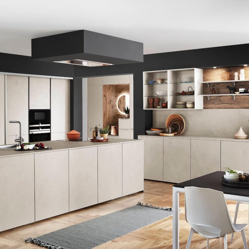 Nobilia Design Inselküche in L-Form