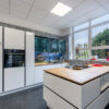 Nobilia Lux Design Inselküche weiß grifflos