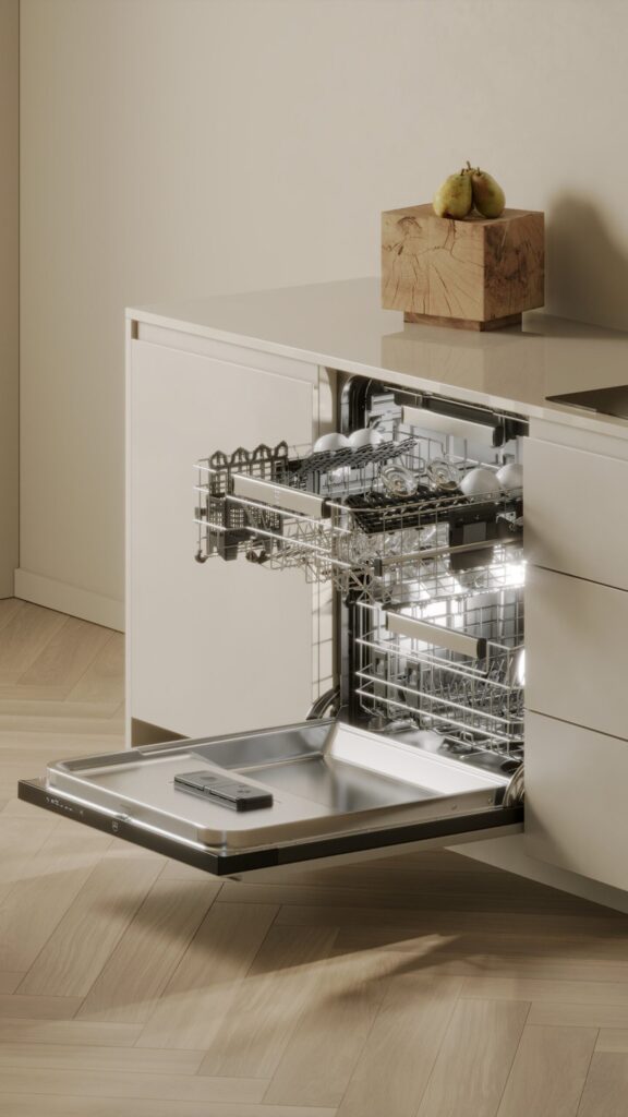 V-Zug AdoraSpülen V6000 mit Wärmepumpe seitlich nah