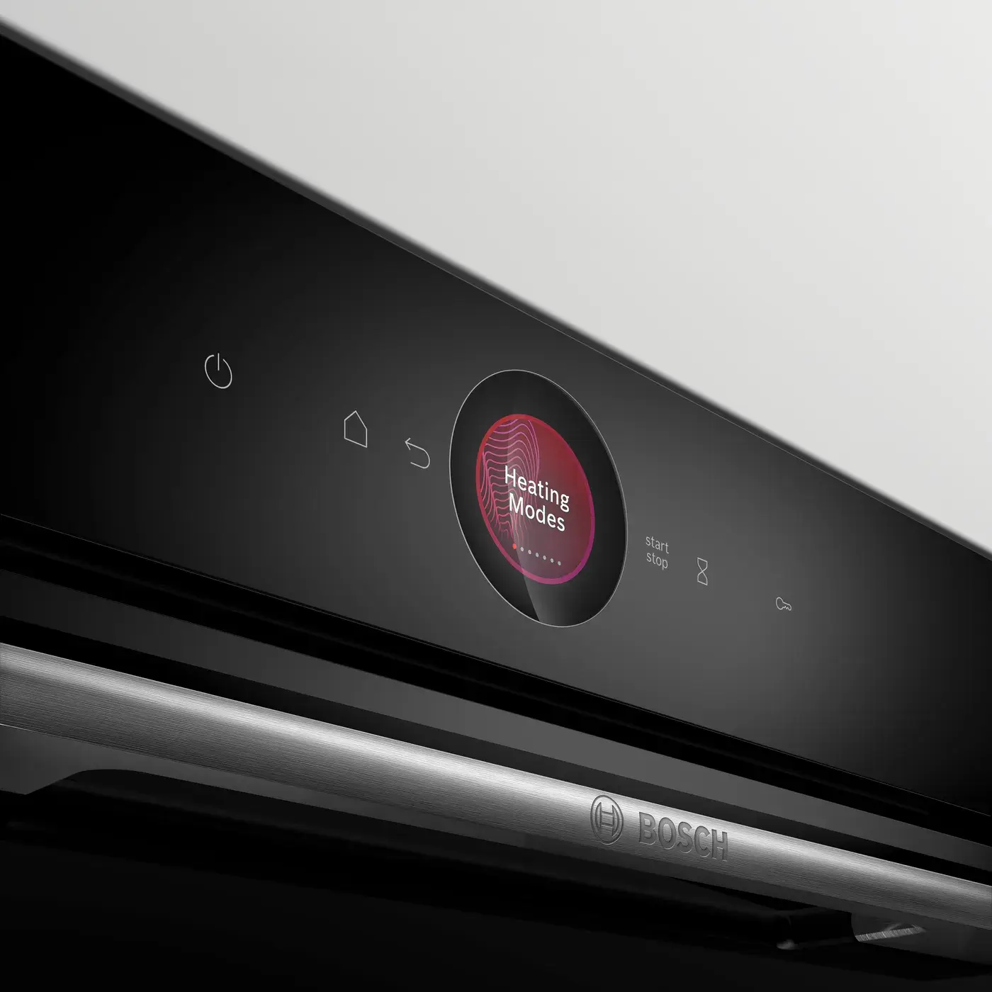 Bosch Mikrowelle Nahaufnahme touchscreen
