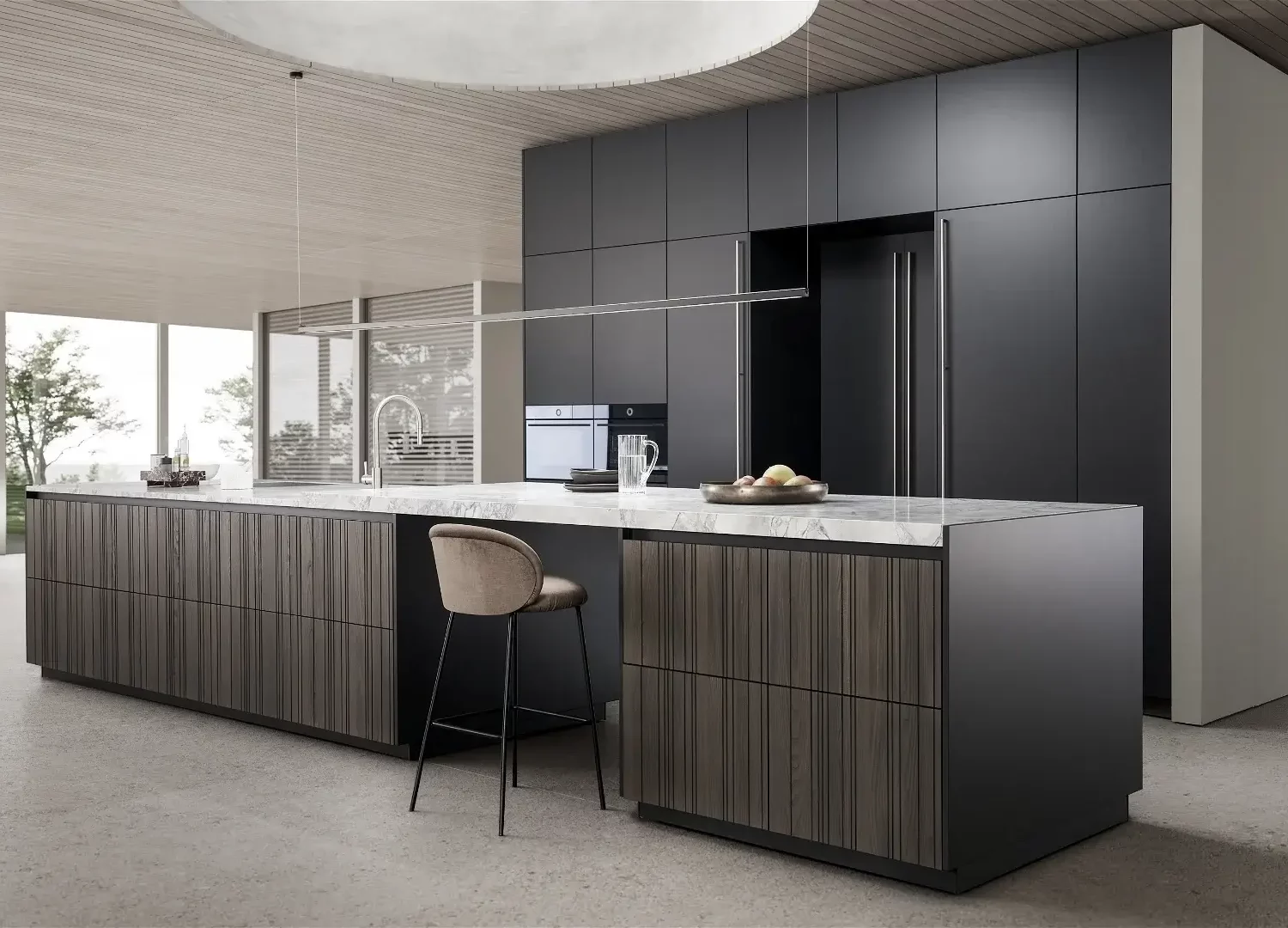 Leicht Design Inselküche Bahia