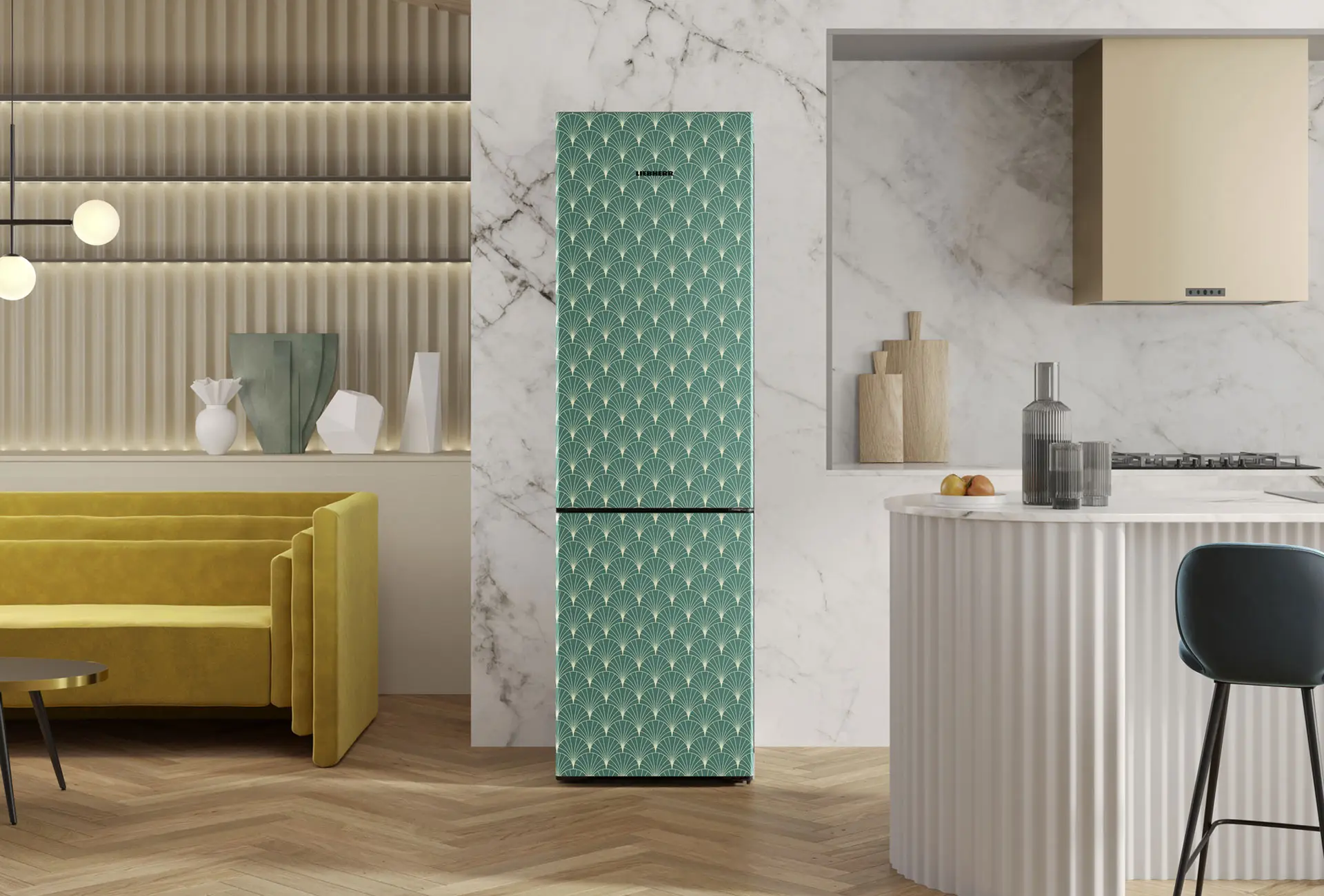 Liebherr Standkühlschrank Grün