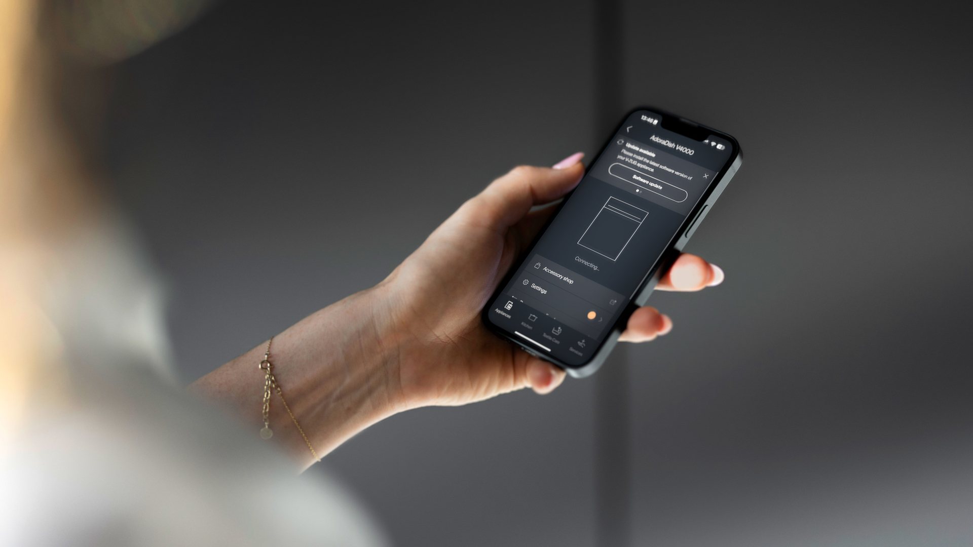 V-ZUG App Smartphone Geschirrspüler AdoraDish