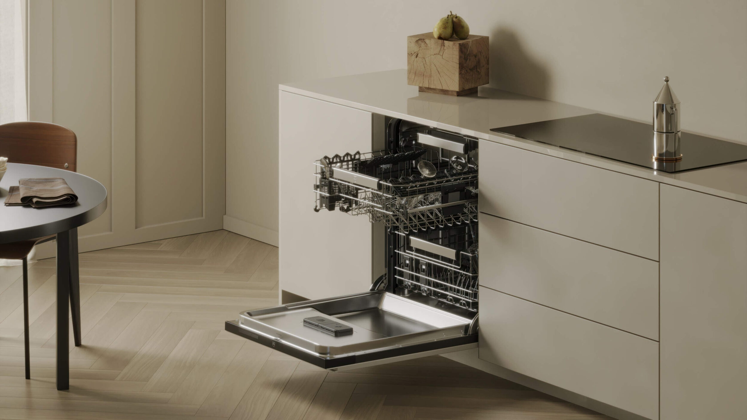 V-Zug AdoraSpülen V6000 mit Wärmepumpe seitlich