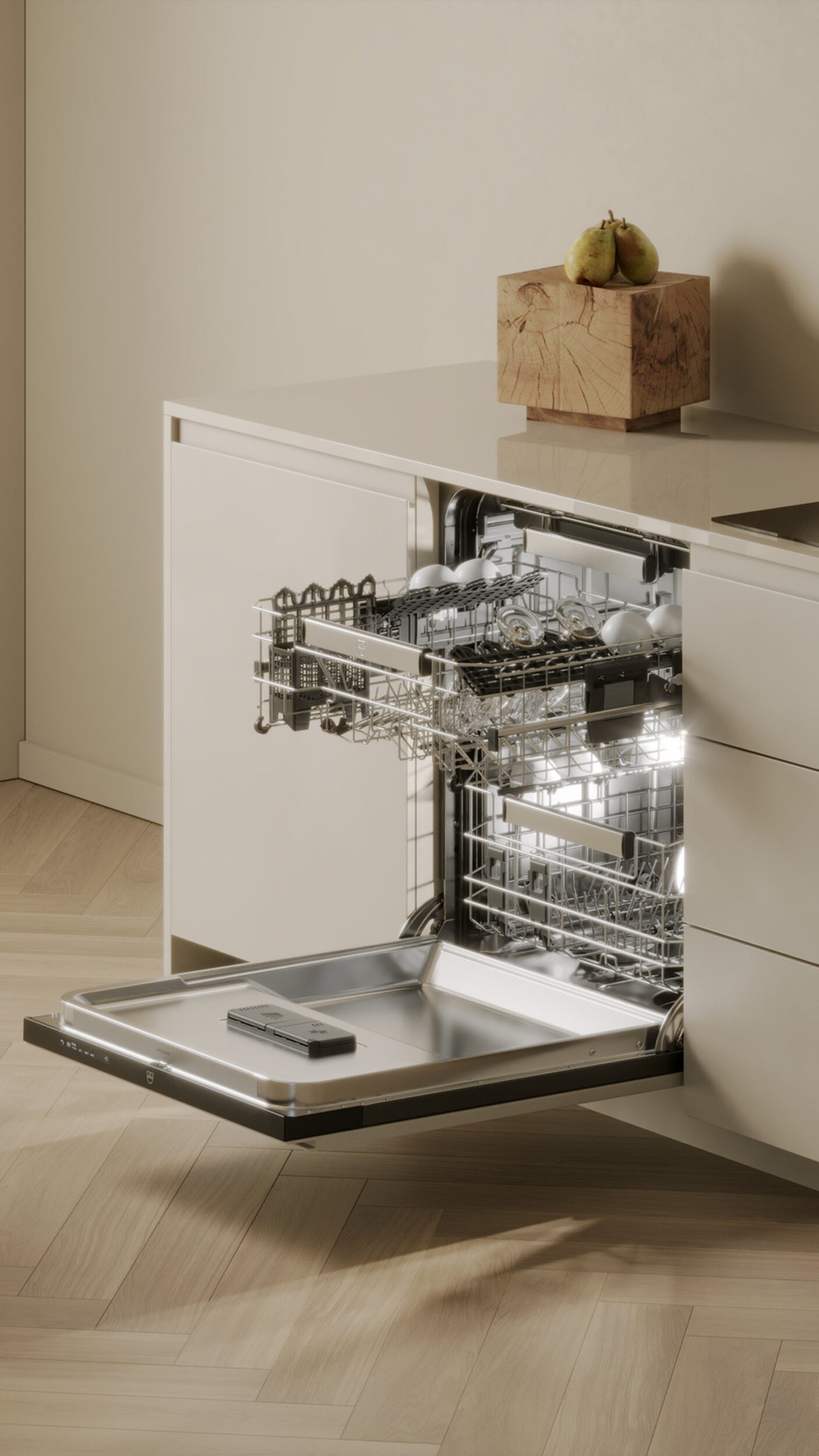 V-Zug AdoraSpülen V6000 mit Wärmepumpe seitlich nah